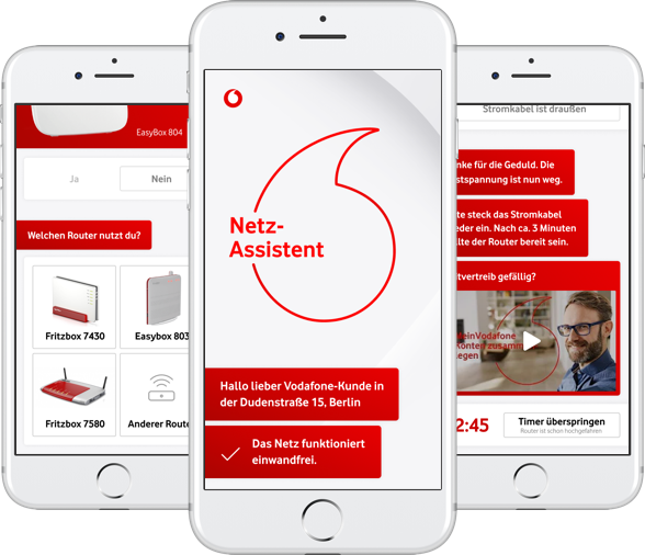 Vodafone Netzassistent App